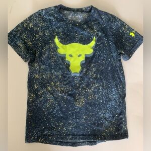 Under Armour Project Rock Boys T-Shirt Size Youth Medium